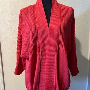 Liz Claiborne Bold Knit Sweater 3/4 sleeve.